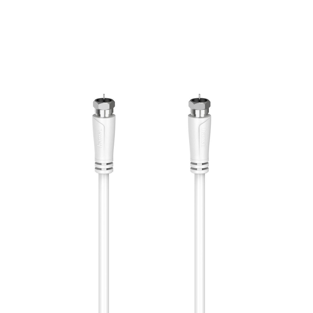 Hama 205064 W128824606 4 Coaxial Cable 3 M F White 
