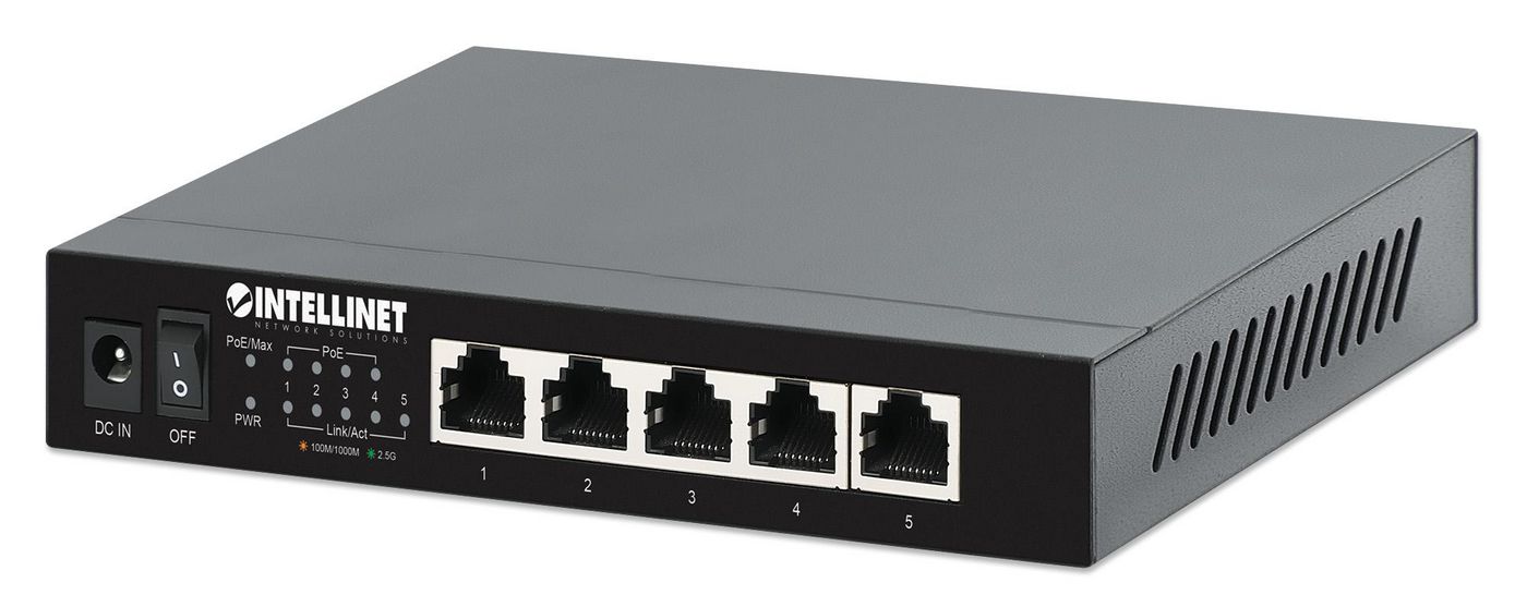 Intellinet 561921 W128824731 5-Port 2.5G Ethernet Poe+ 
