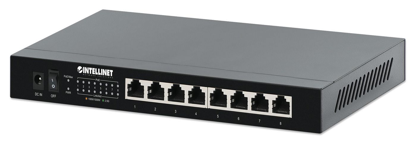 Intellinet 561938 W128824929 8-Port 2.5G Ethernet Poe+ 