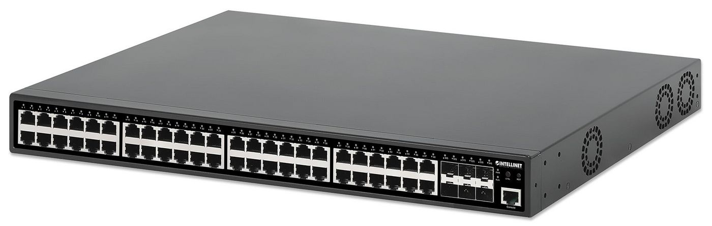 Intellinet 561969 W128824930 48-Port Gigabit Ethernet Poe+ 
