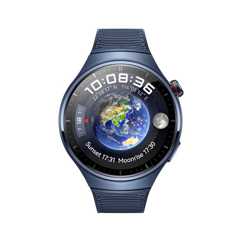 HUAWEI Watch 4 Pro - Titanium Blue - intelligente Uhr mit Riemen - Verbundmaterial - Blau - Handgele