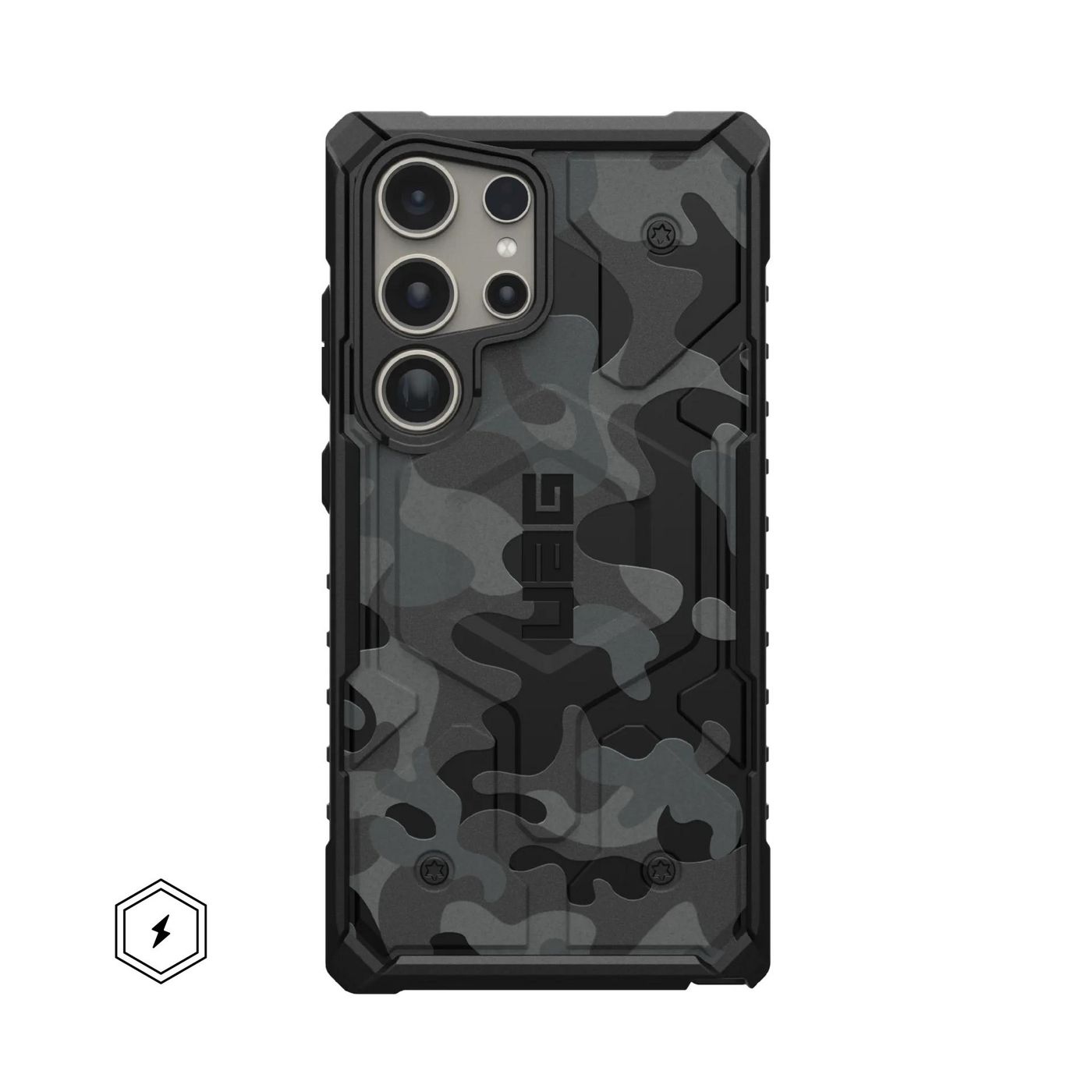 URBAN ARMOR GEAR Pathfinder SE Backcover Samsung Galaxy S24 ultra Camouflage, Midnight MagSafe