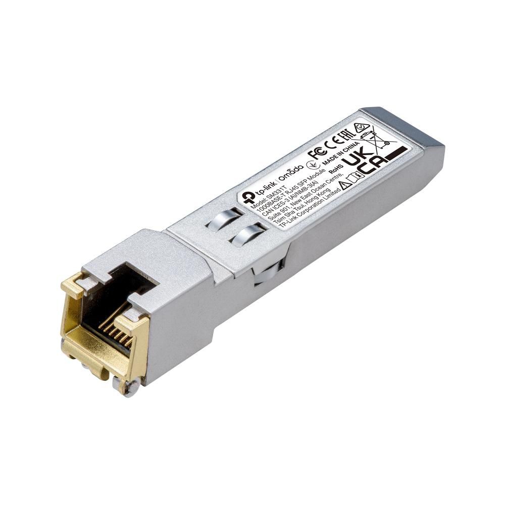 TP-LINK 1000BASE-T RJ45 SFP Module Up to 100 m Distance (Cat5e or above)
