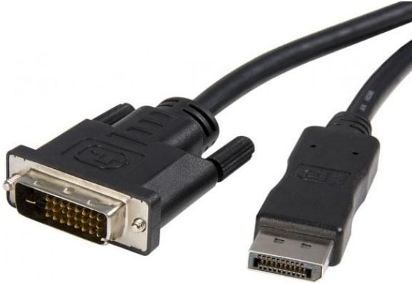 TECHLY DisplayPort 1.1 auf DVI Kabel schwarz 3m