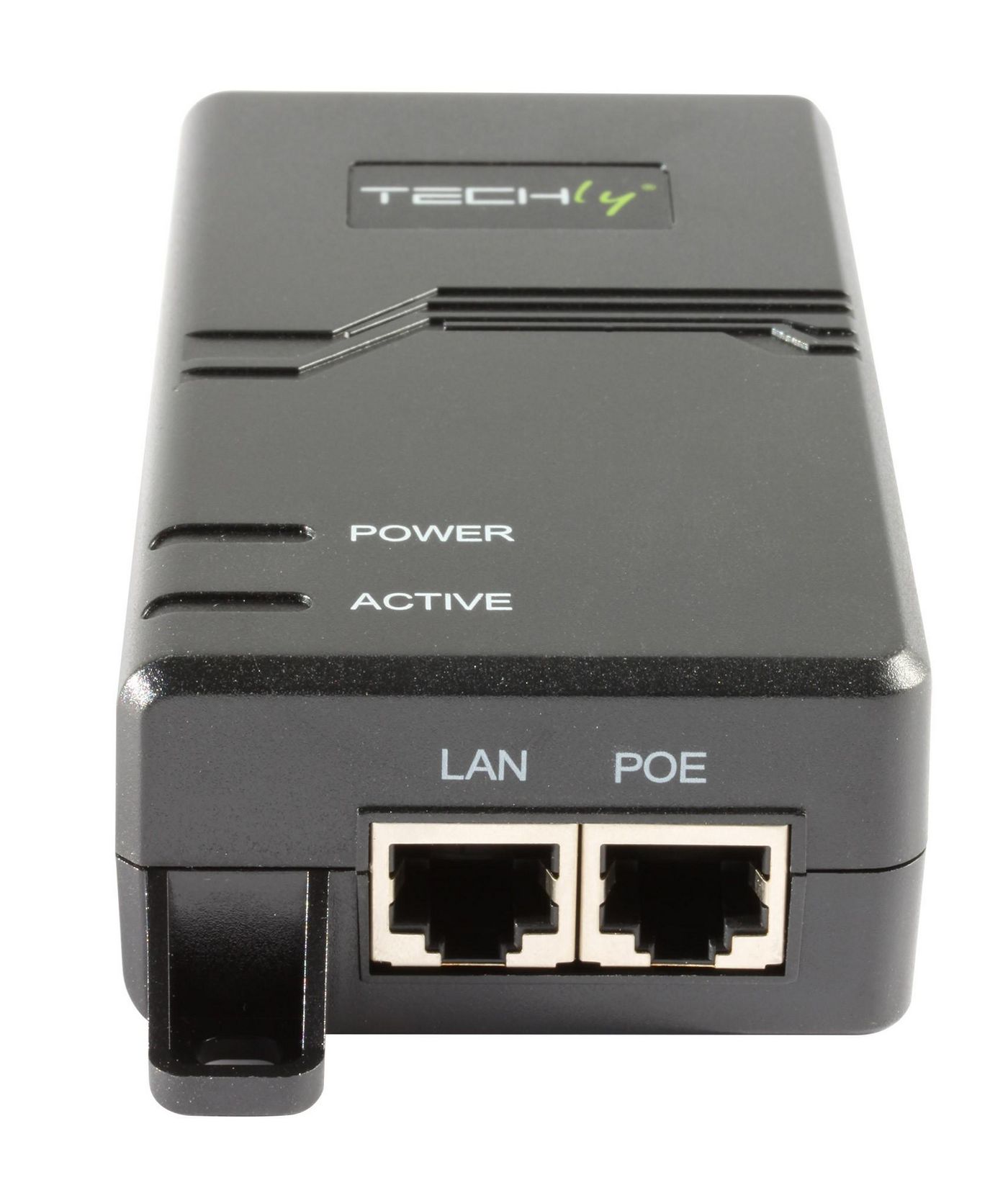 TECHLY High Power PoE+ Injector Injektor 1 x 30 W IEEE 802.3at/af (PoE+/PoE) 10/100/1000 - Power ove