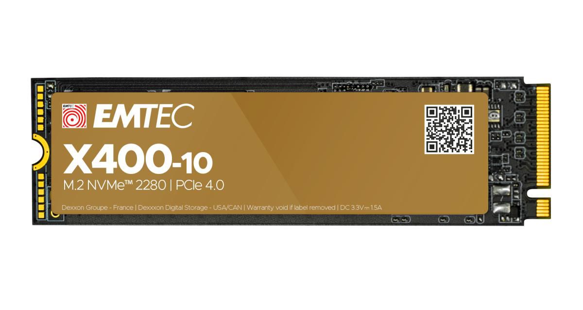 Emtec ECSSD4TX410 W128828948 X400-10 M.2 4 Tb Pci Express 