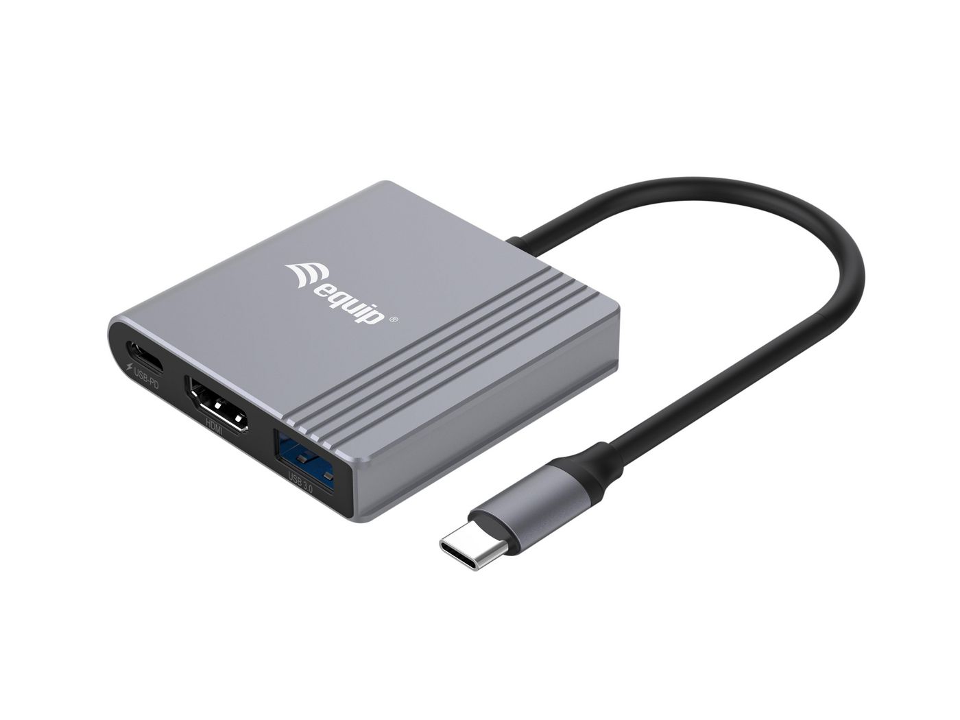 EQUIP Adapter USB-C -> HDMI,USB3.0,PD        4K60Hz 0.15m gr