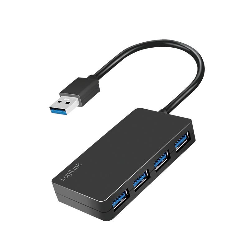 LOGILINK USB 3.2 HUB 4-port, Gen1 schwarz