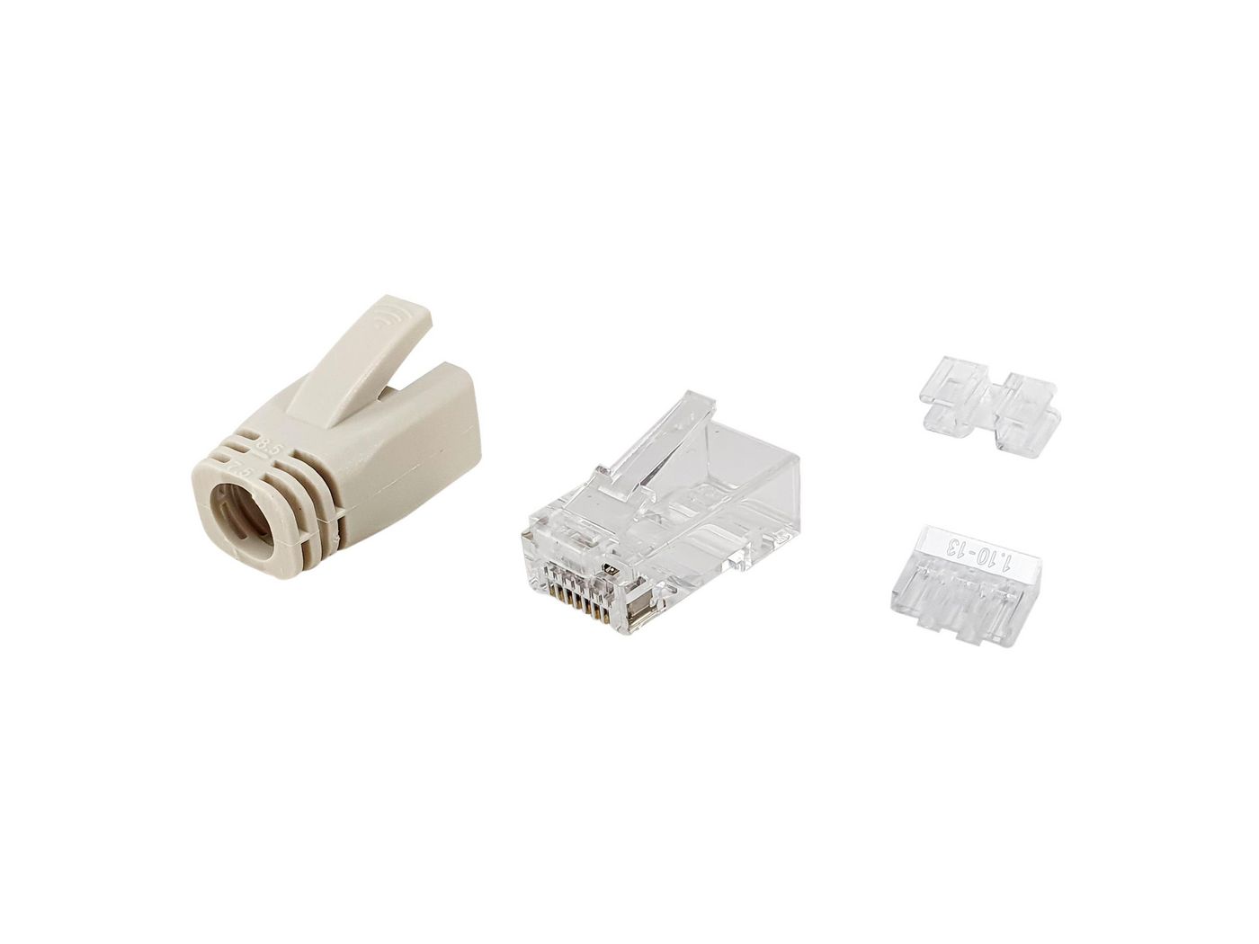 Cat.6A Rj45 Plug Set, - 121176