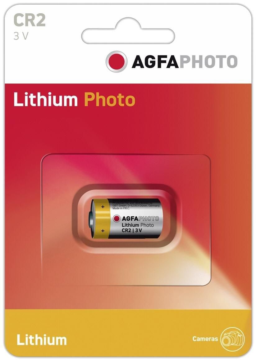 AGFA Photo CR2 3V Lithium Knopfzelle