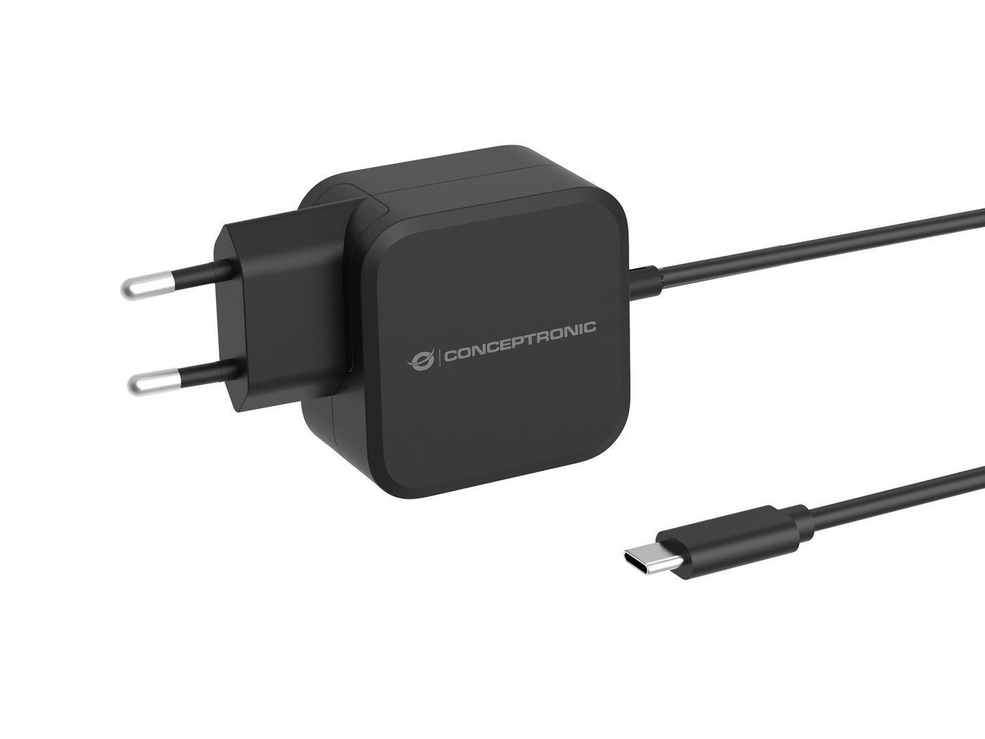 Conceptronic OZUL04BE W128829402 67W Gan Usb Pd Charger, 