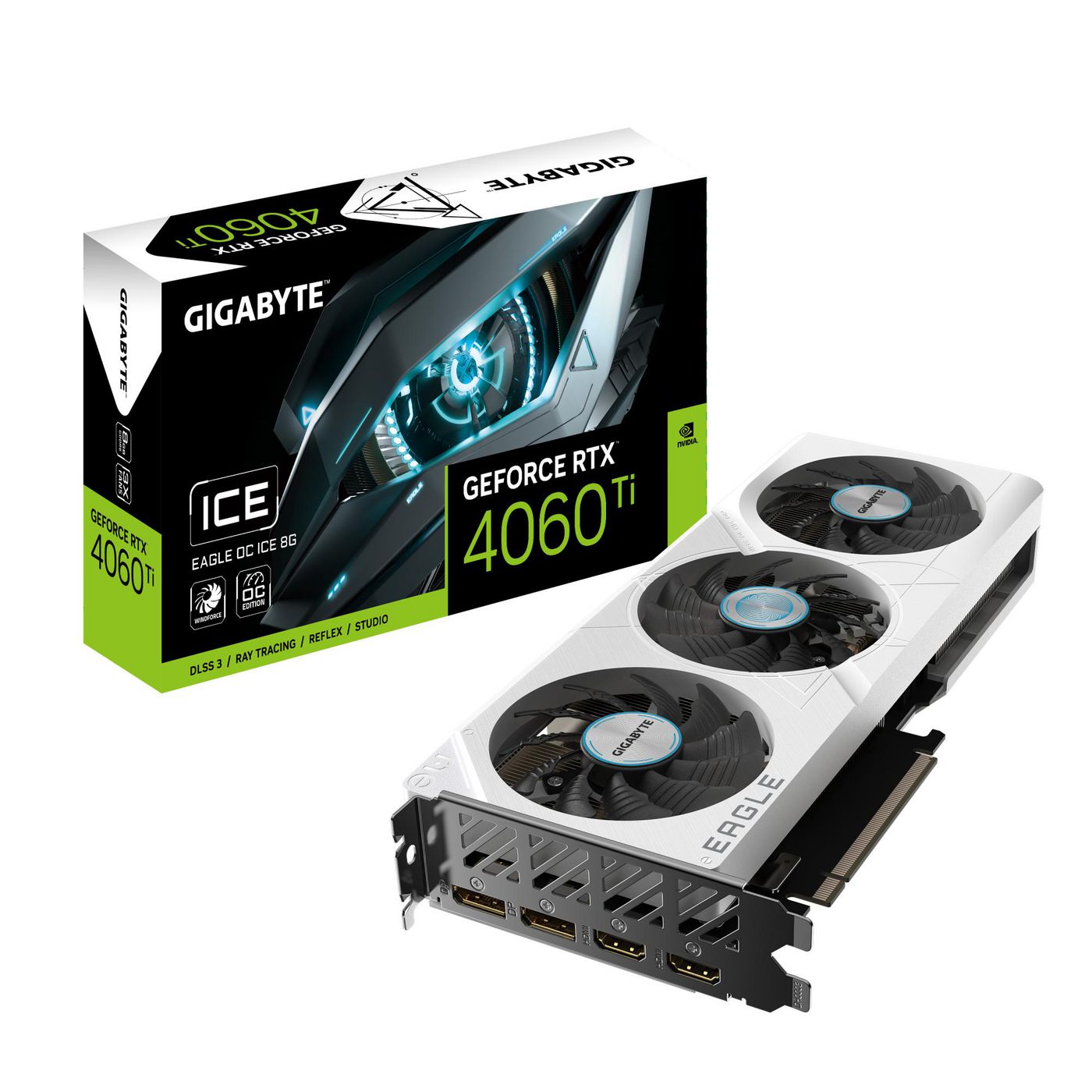 Geforce Rtx 4060 Ti Eagle Oc - GV-N406TEAGLEOC ICE-8GD 1.0