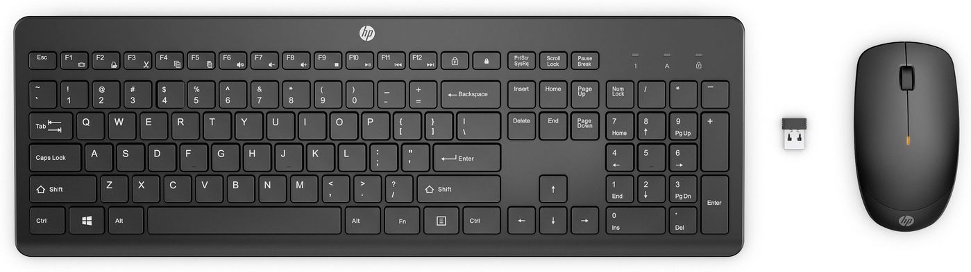 HP 235 WL Mouse and KB Combo Multinational - UK English Localization