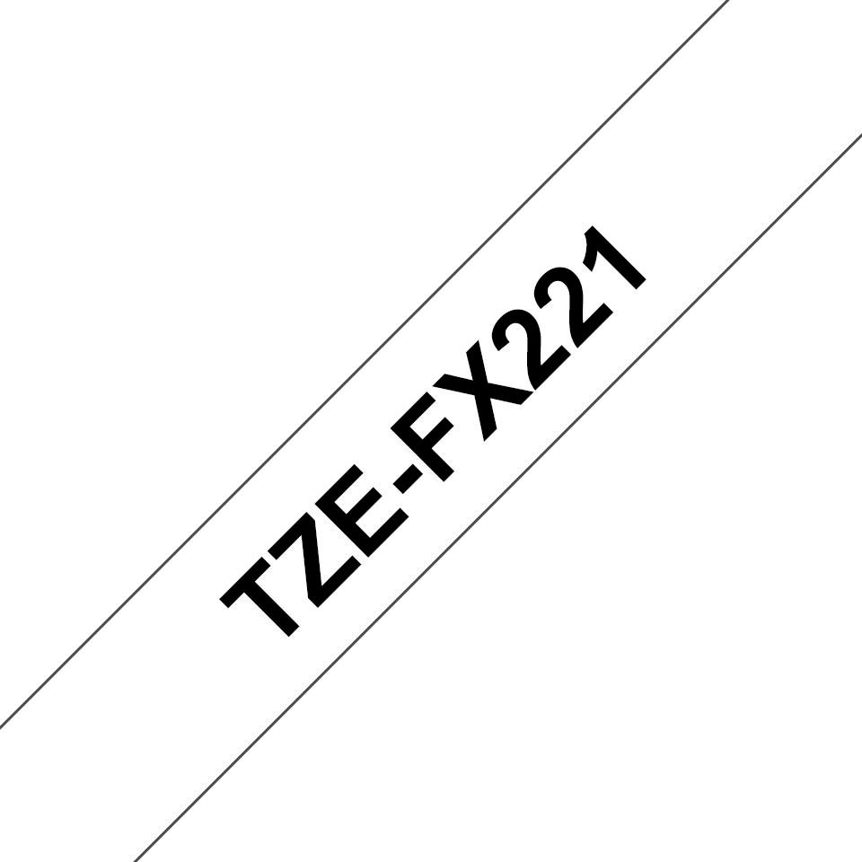 Brother TZE-FX221 W128277305 Laminated Tape 