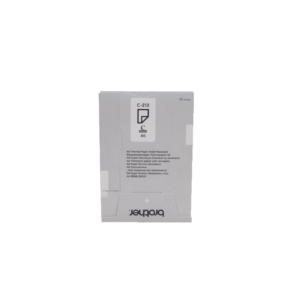 W128600631 Brother C212S thermal paper A6 