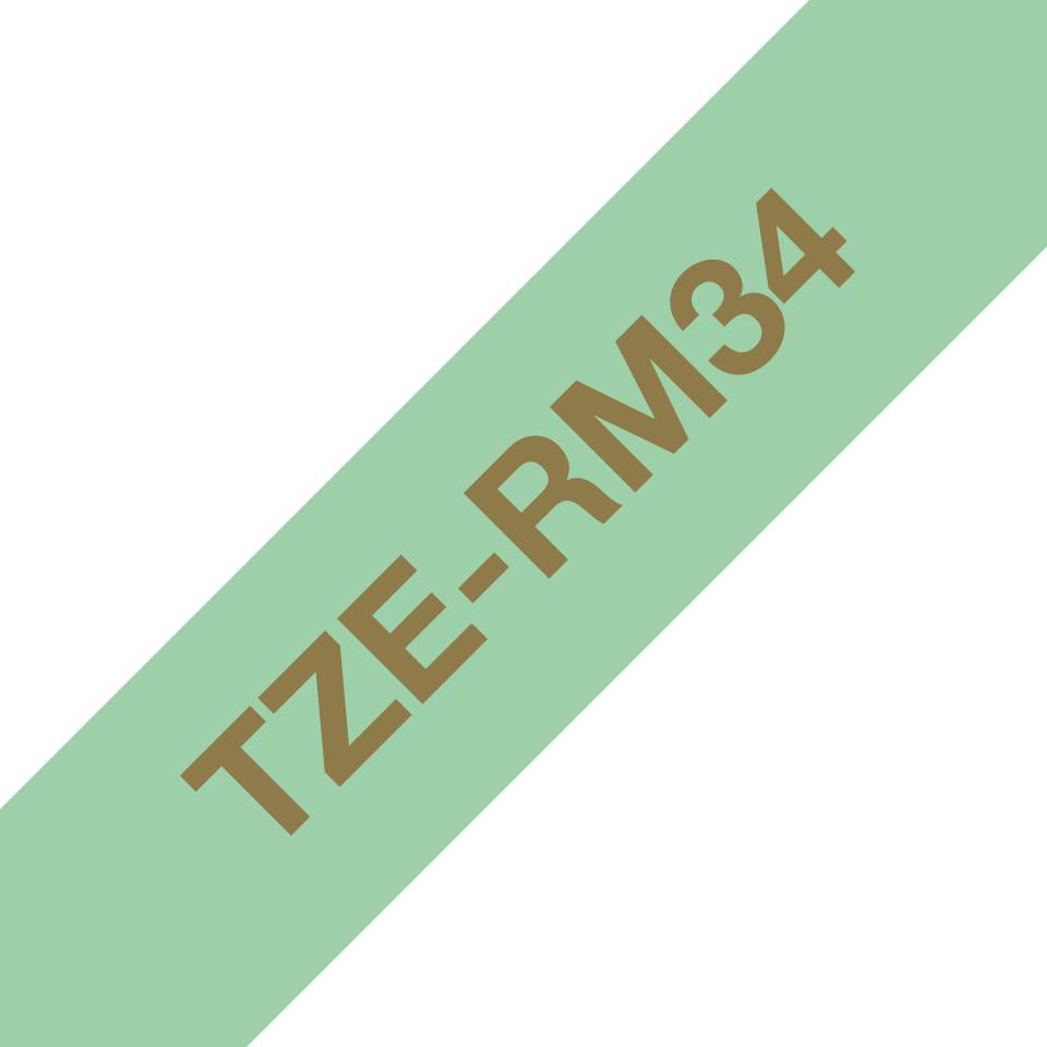 Brother TZE-RM34 W128432201 Printer Ribbon Gold 