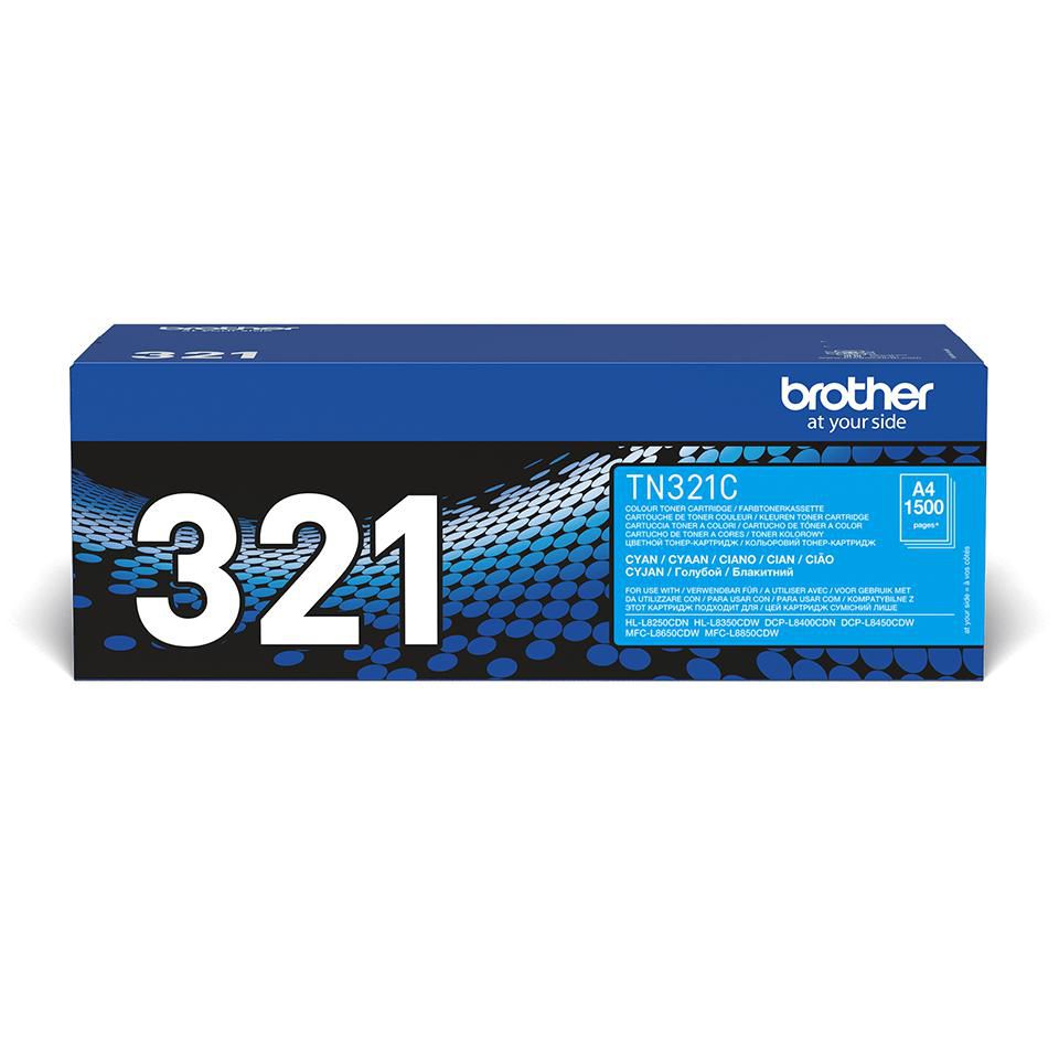 Brother TN-321C Toner Cyan Pages: 1.500 