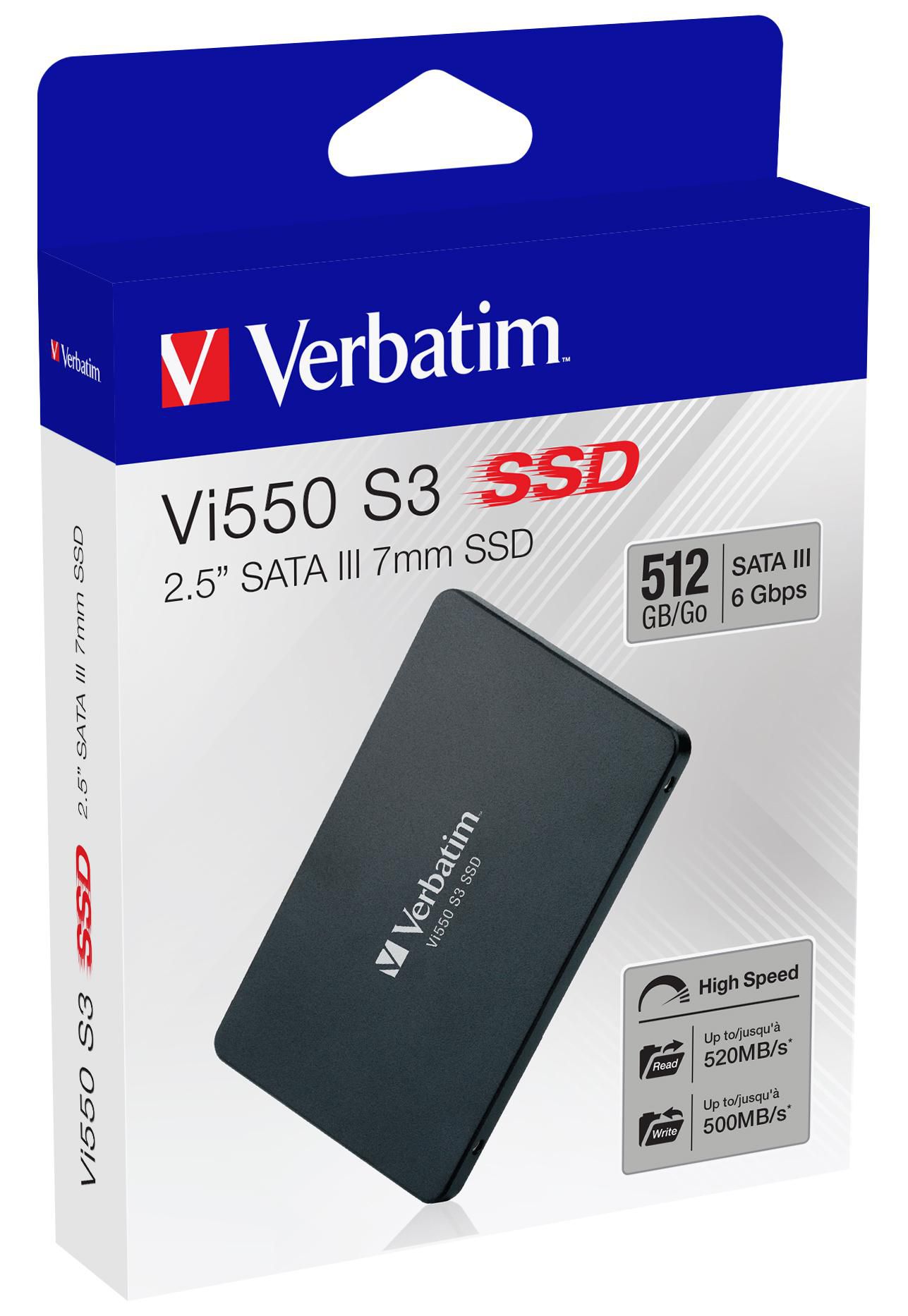 Verbatim 49352 W125660299 VI550 S3 2.5 SSD 512 GB 