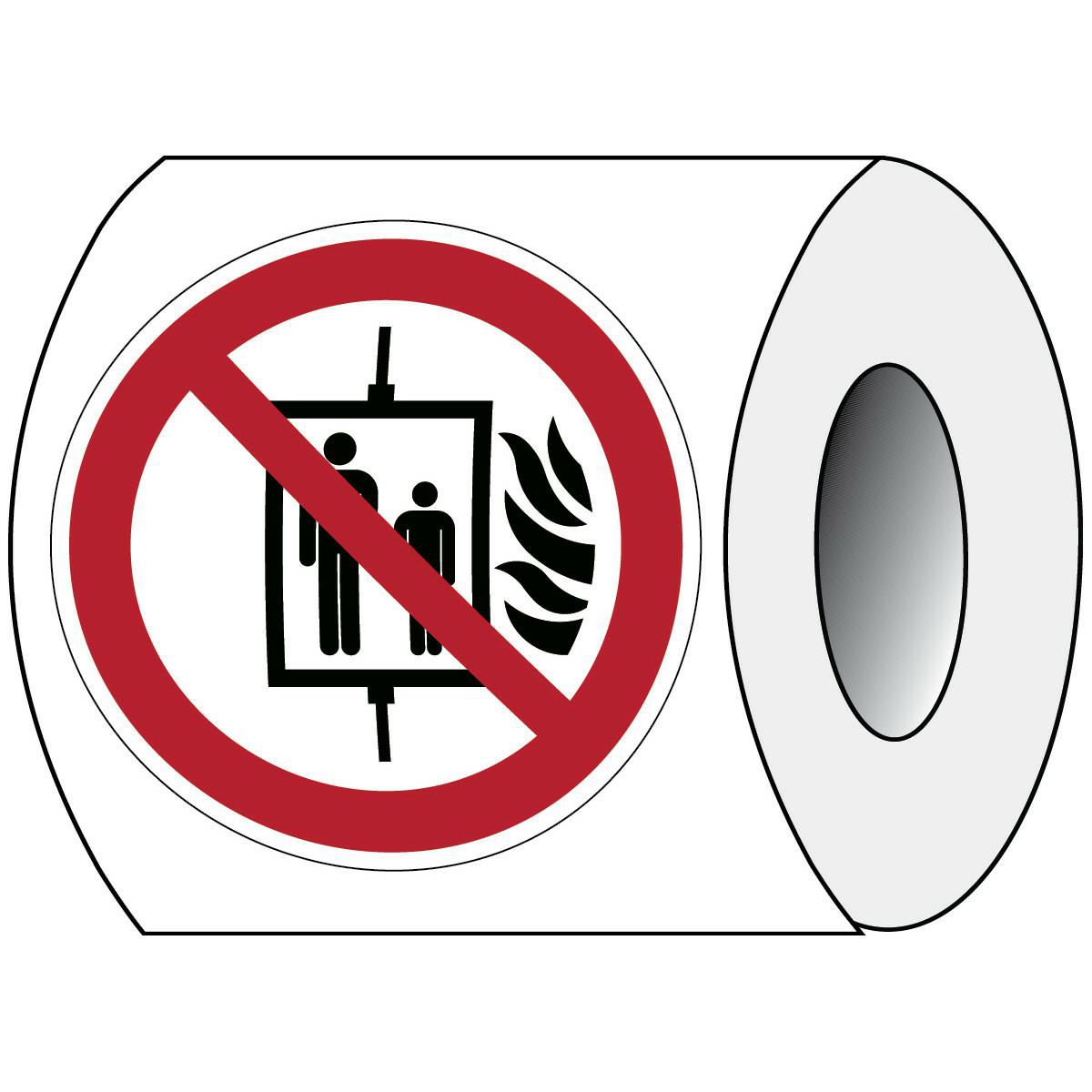 Brady PIC P020-DIA 050-PE-ROLL1 W128413403 ISO Safety Sign - Do not use 
