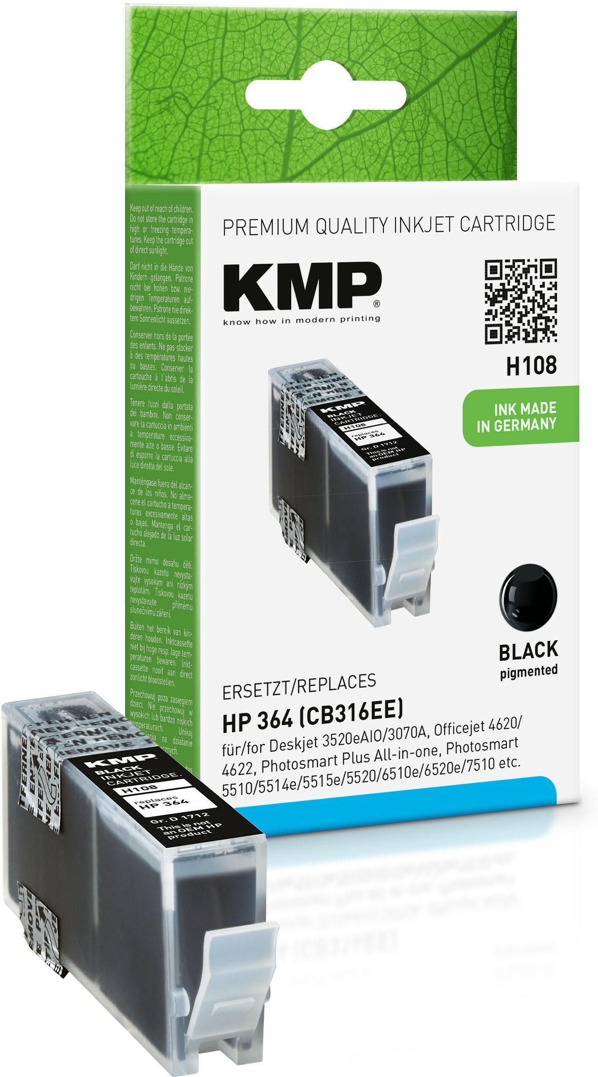 KMP-Printtechnik-AG 1712,8001 H108 ink cartridge black 