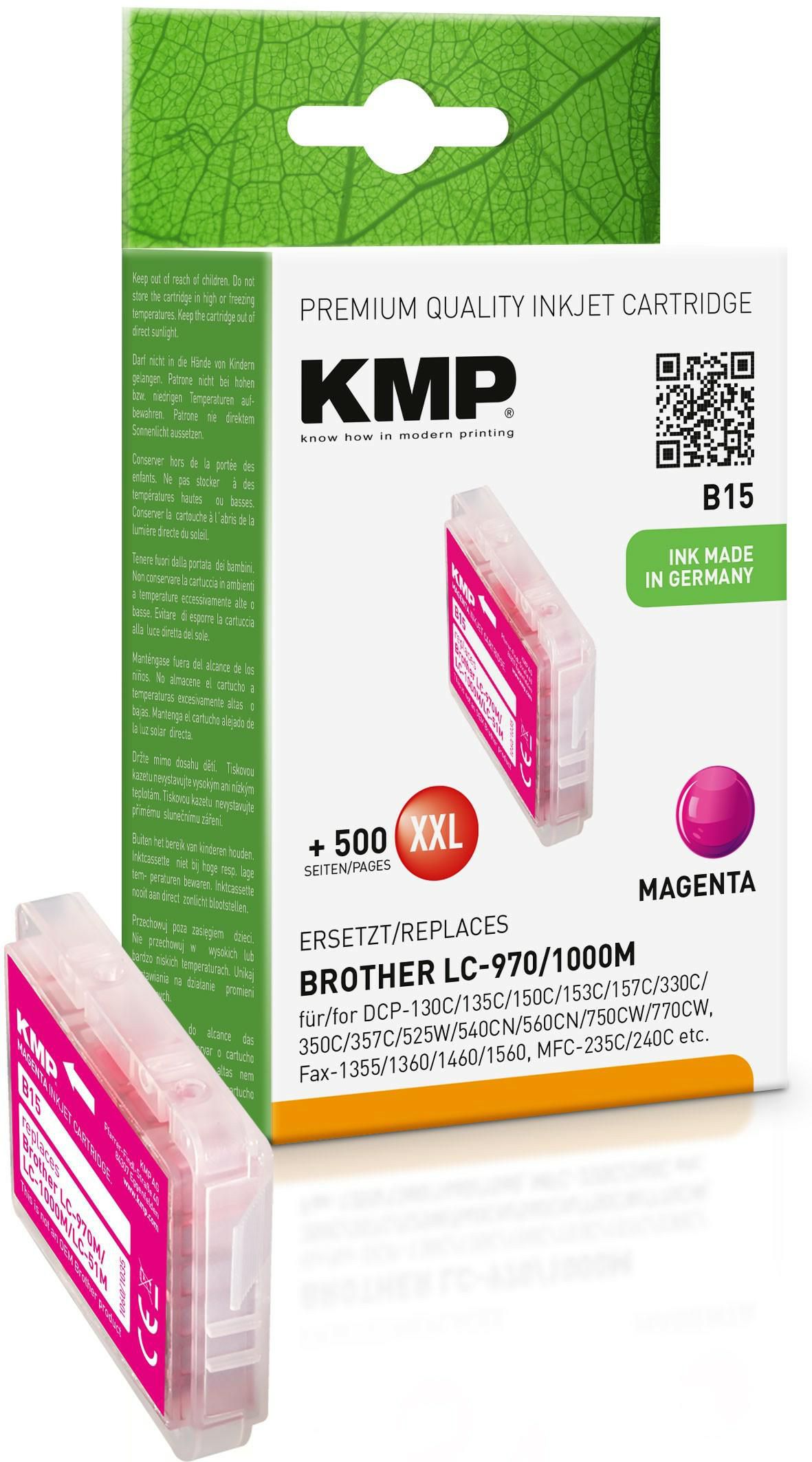 KMP-Printtechnik-AG 1060,0006 B15 ink cartridge magenta 