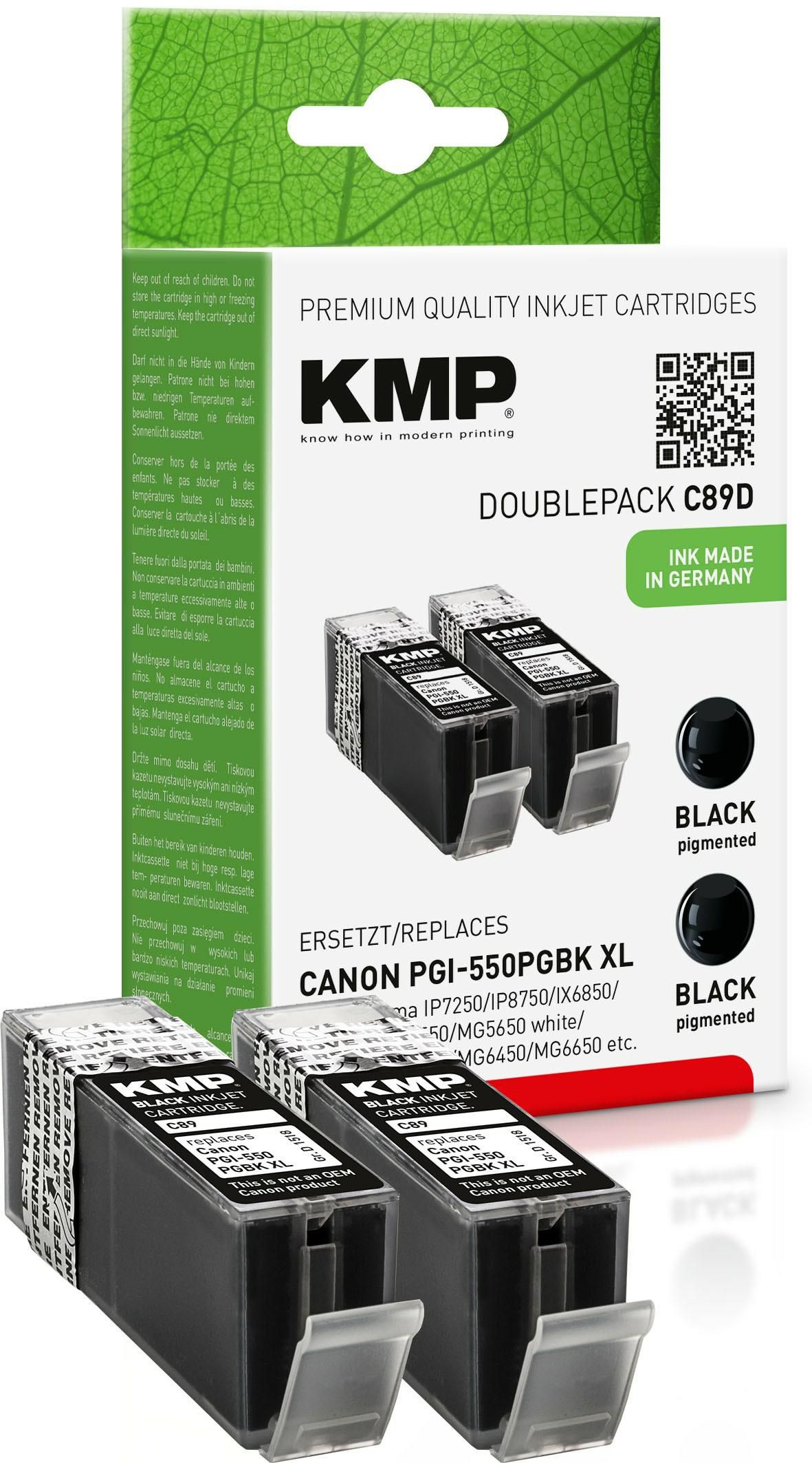 KMP-Printtechnik-AG 1518,0021 C89D ink cartridge sw DP 
