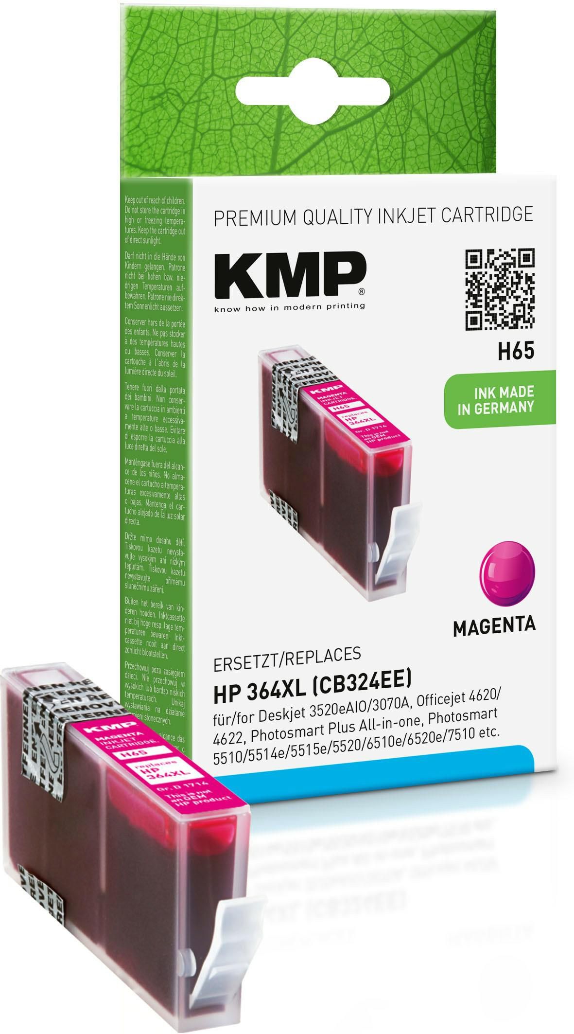 KMP-Printtechnik-AG 1714,0006 Cart. HP CB324EE Nr.364XL 