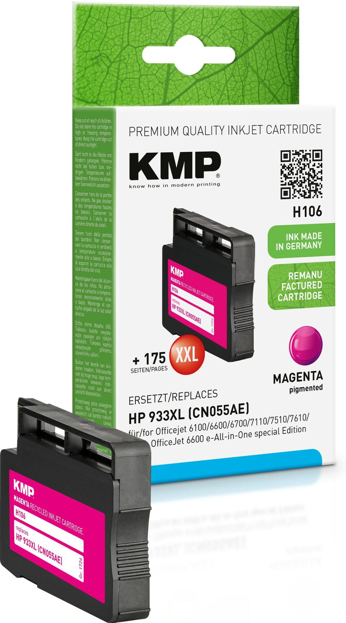 KMP-Printtechnik-AG 1726,4006 H106 ink cartridge magenta 