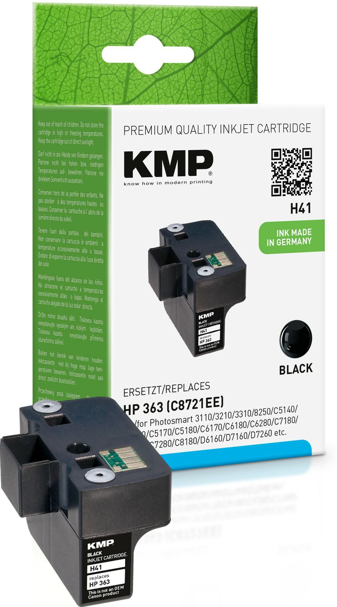 KMP-Printtechnik-AG 1700,LC01 H41 ink cartridge black comp. 