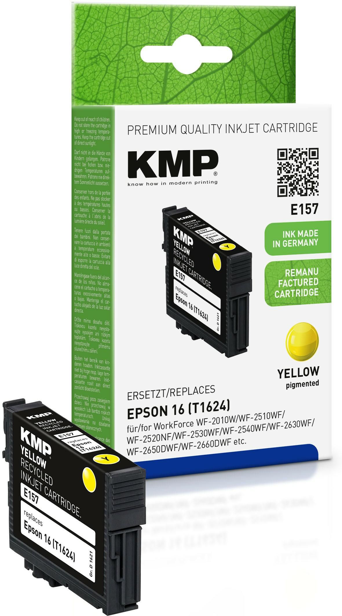 KMP-Printtechnik-AG 1621,4809 Cart. Epson T1624 comp. Yellow 
