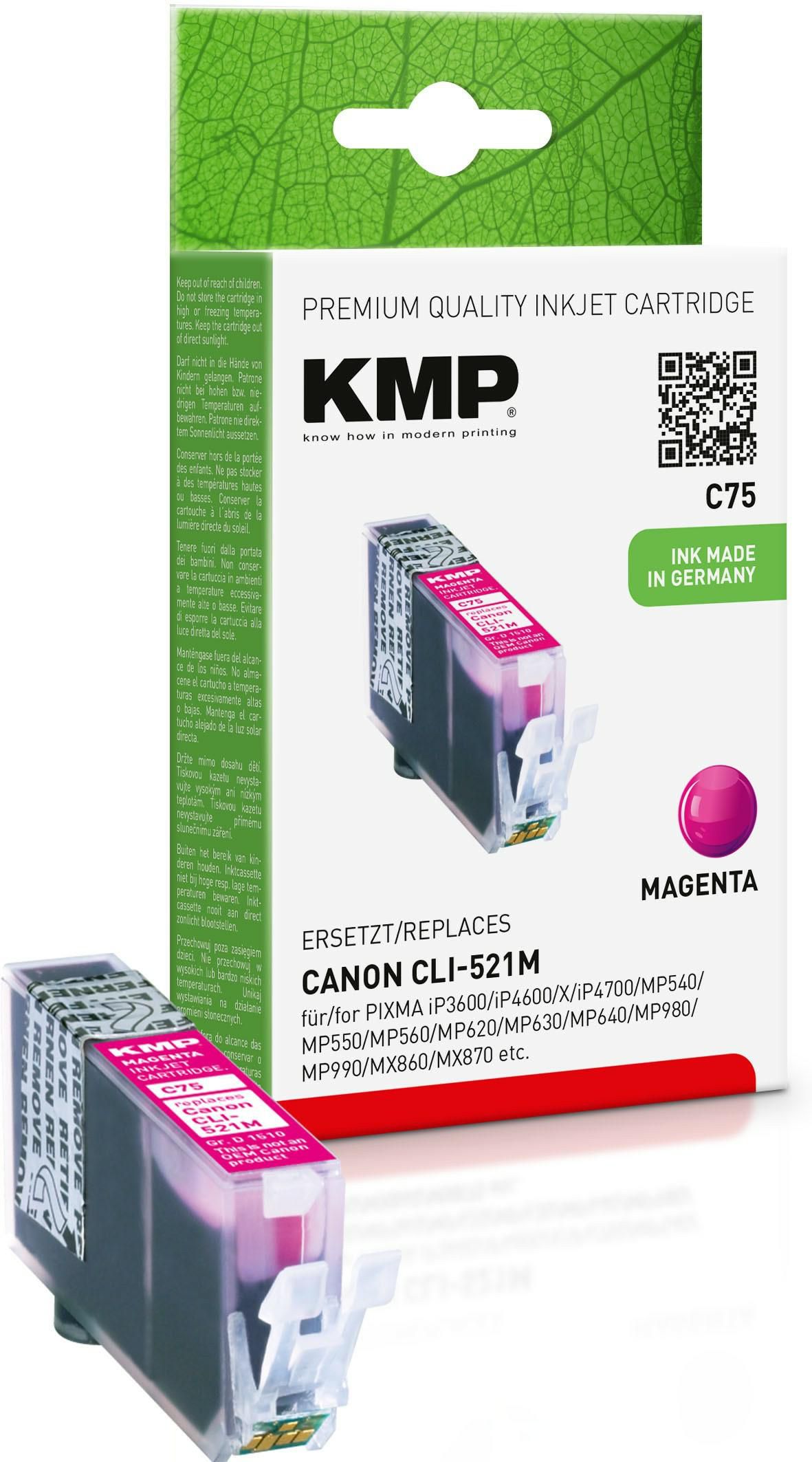 KMP-Printtechnik-AG 1510,0006 C75 ink cartridge magenta 