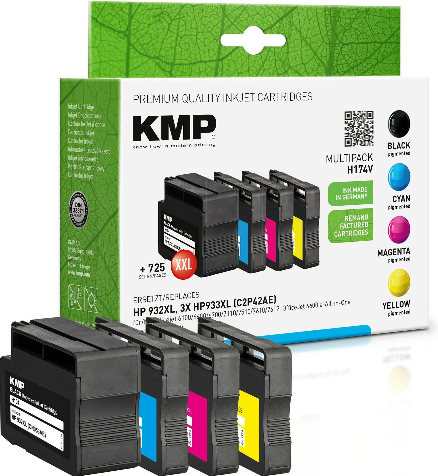 KMP-Printtechnik-AG 1725,4005 H174V Multipack BKCMY 