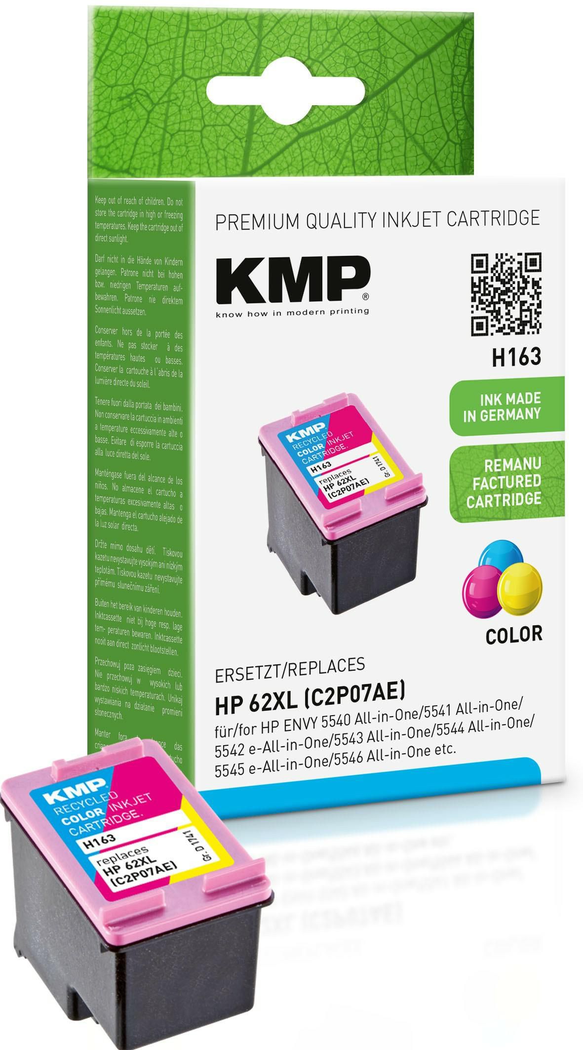 KMP H163 Farbe (Cyan, Magenta, Gelb) Tintenpatrone