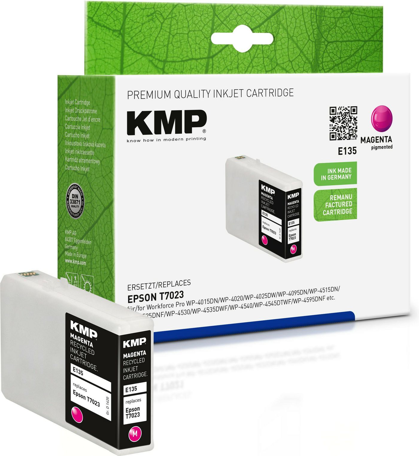 KMP-Printtechnik-AG 1620,4006 E135 ink cartridge magenta 
