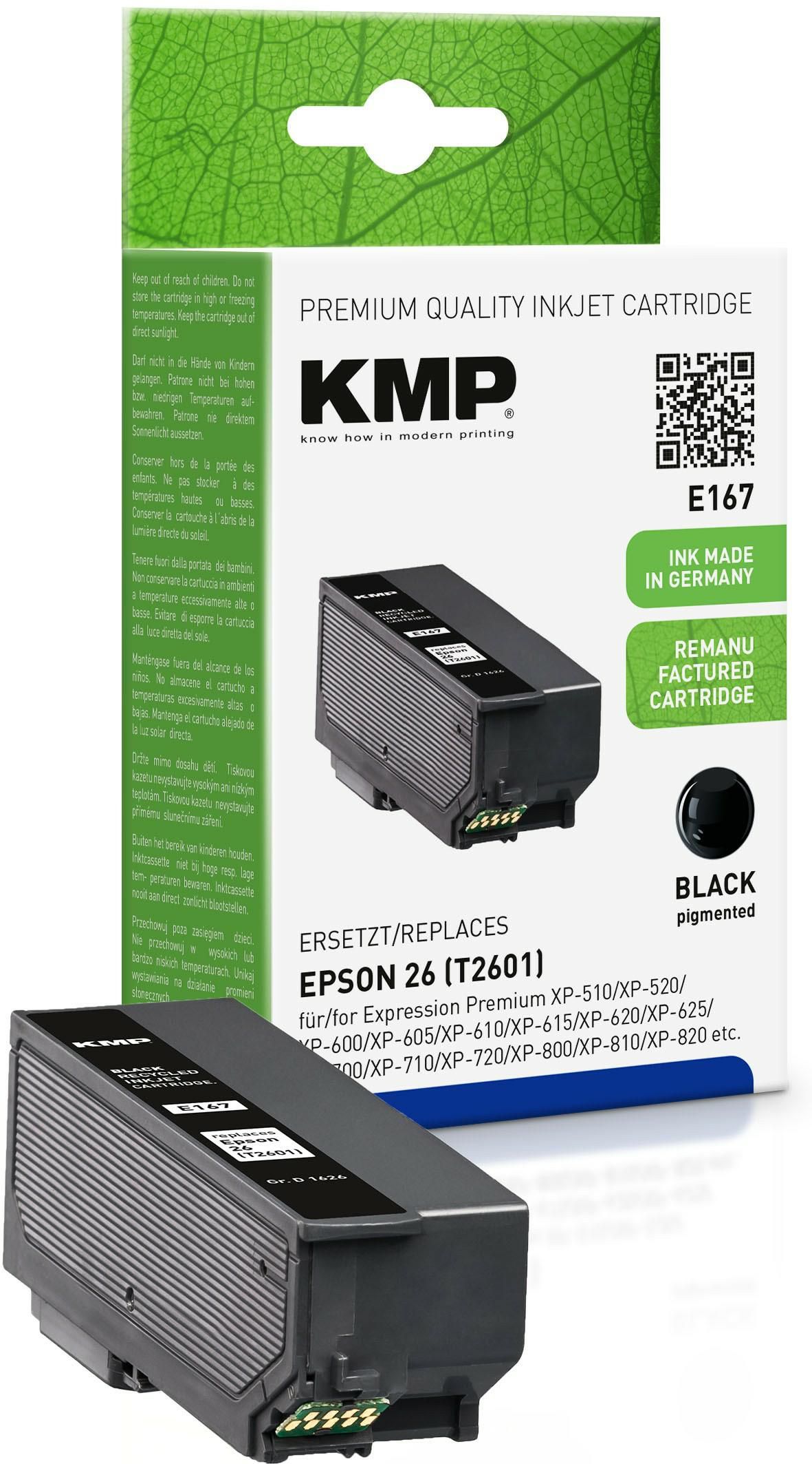 KMP-Printtechnik-AG 1626,4801 Cart. Epson T2601 comp. black 