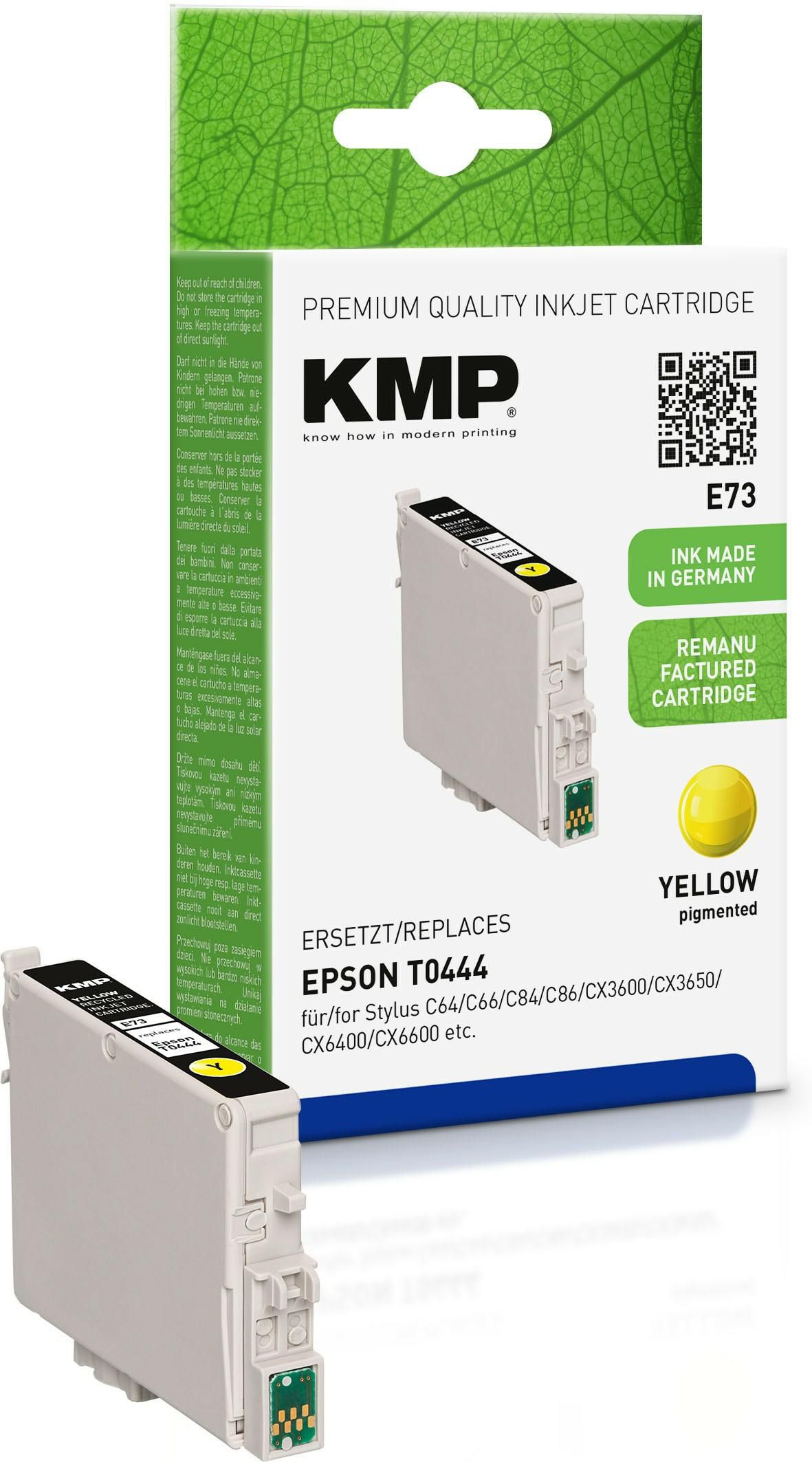 KMP-Printtechnik-AG 1005,4009 E73 ink cartridge yellow 