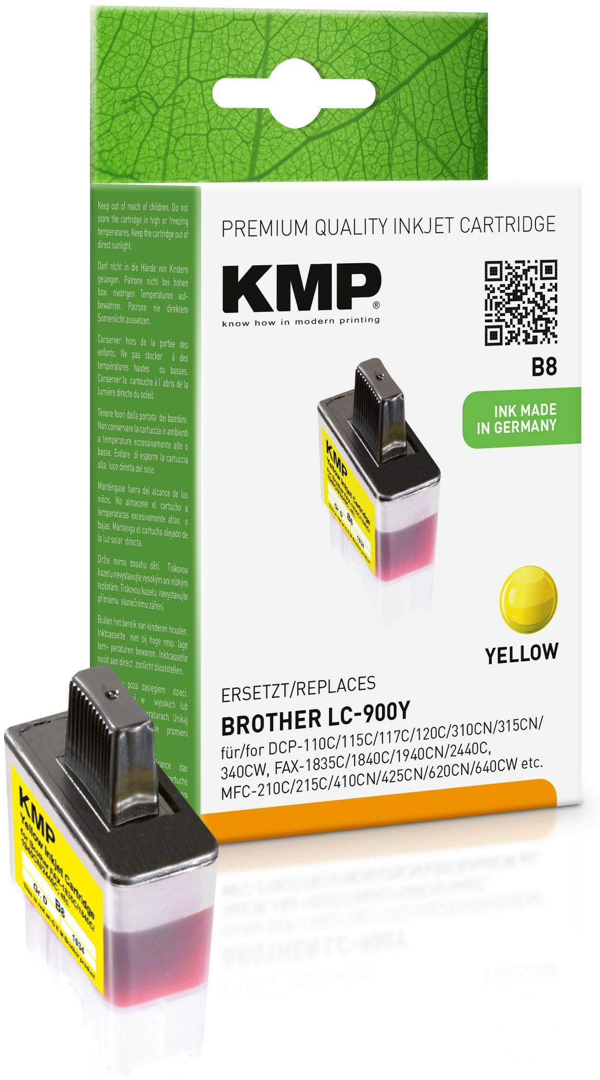 KMP-Printtechnik-AG 1034,0009 B8 ink cartridge yellow compat 