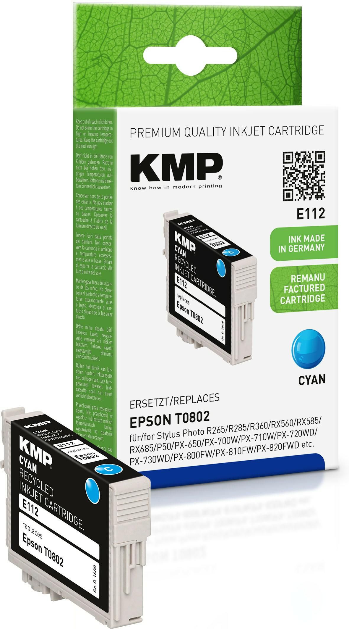 KMP-Printtechnik-AG 1608,4003 Cart. Epson T080240 comp. 