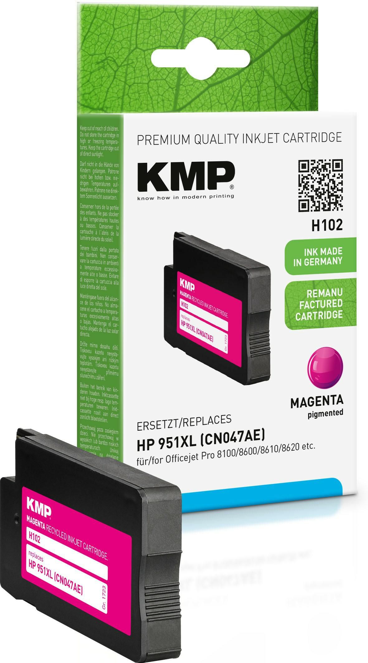 KMP H102 Magenta Tintenpatrone