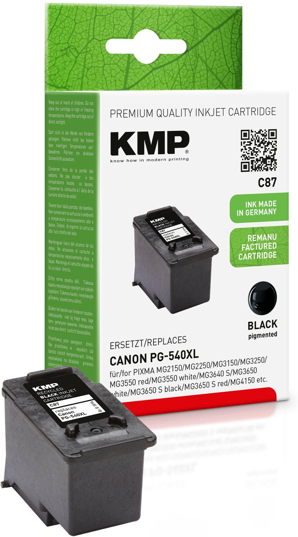 KMP-Printtechnik-AG 1516,4001 C87 ink cartridge black compat 