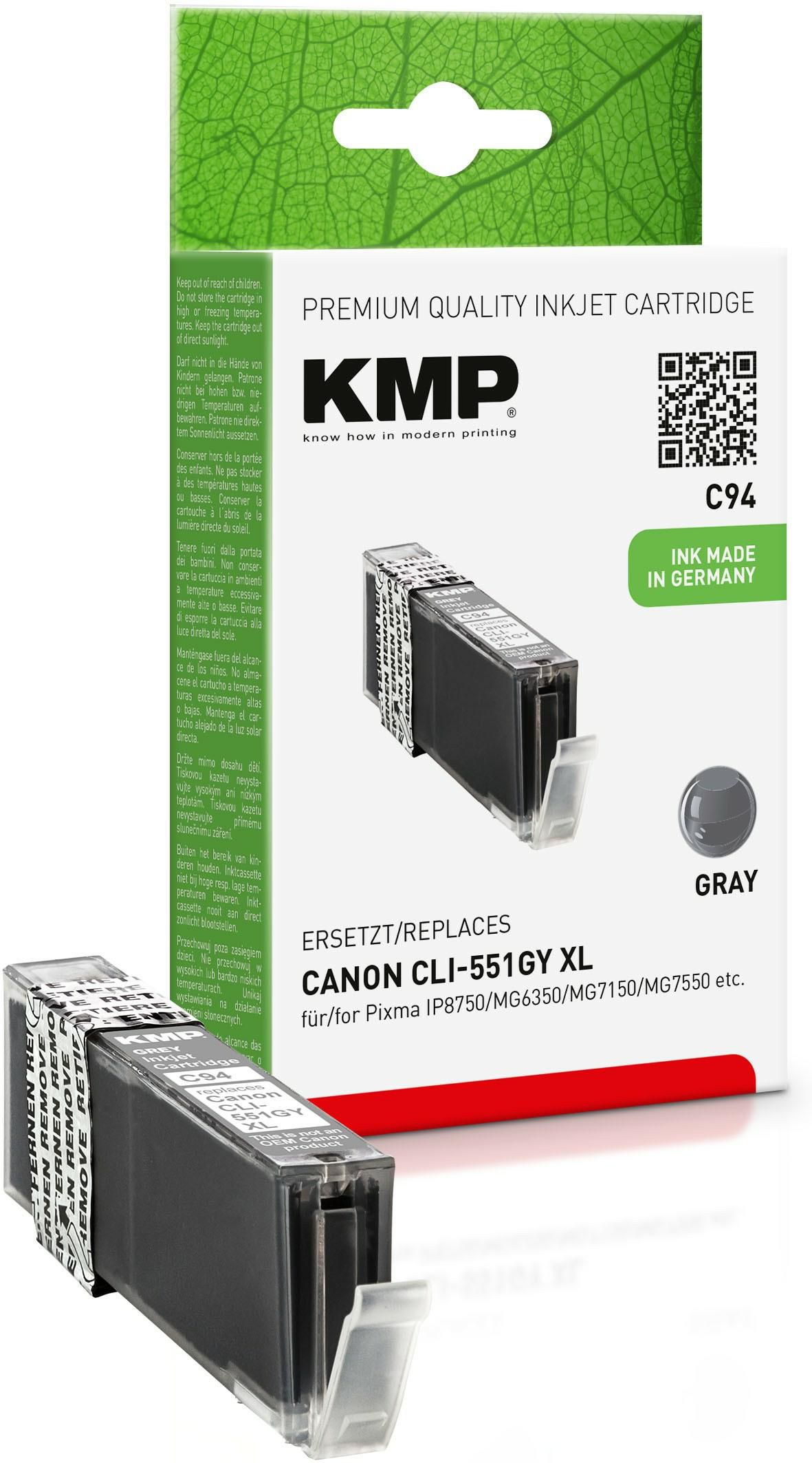 KMP C94 Grau Tintenpatrone