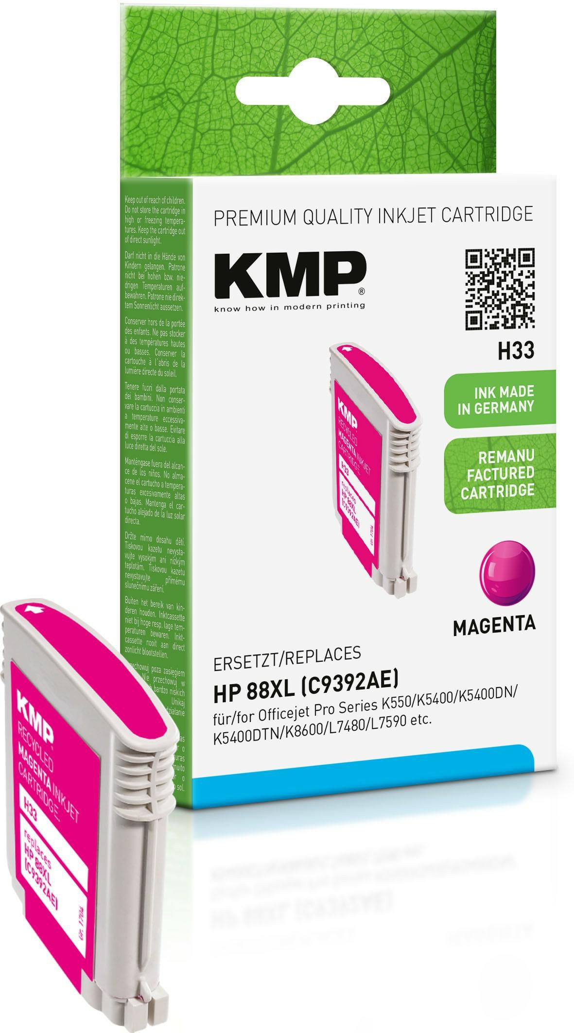 KMP-Printtechnik-AG 1704,4926 H33 ink cartridge magenta 