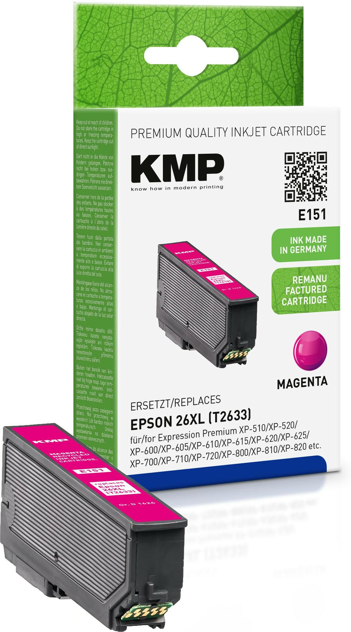KMP-Printtechnik-AG 1626,4006 E151 ink cartridge magenta 