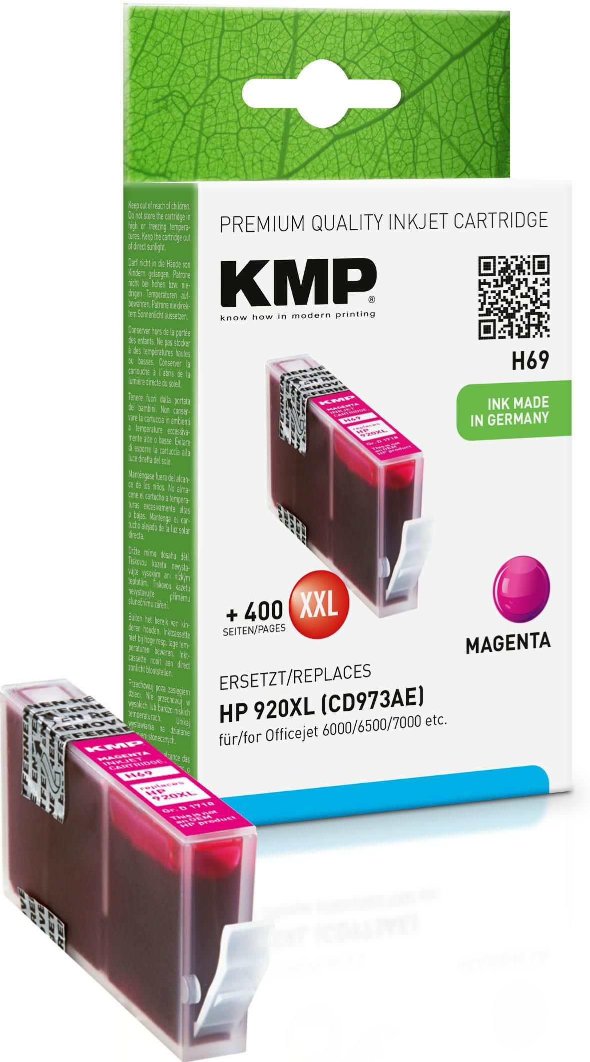 KMP-Printtechnik-AG 1718,0056 H69 ink cartridge magenta 