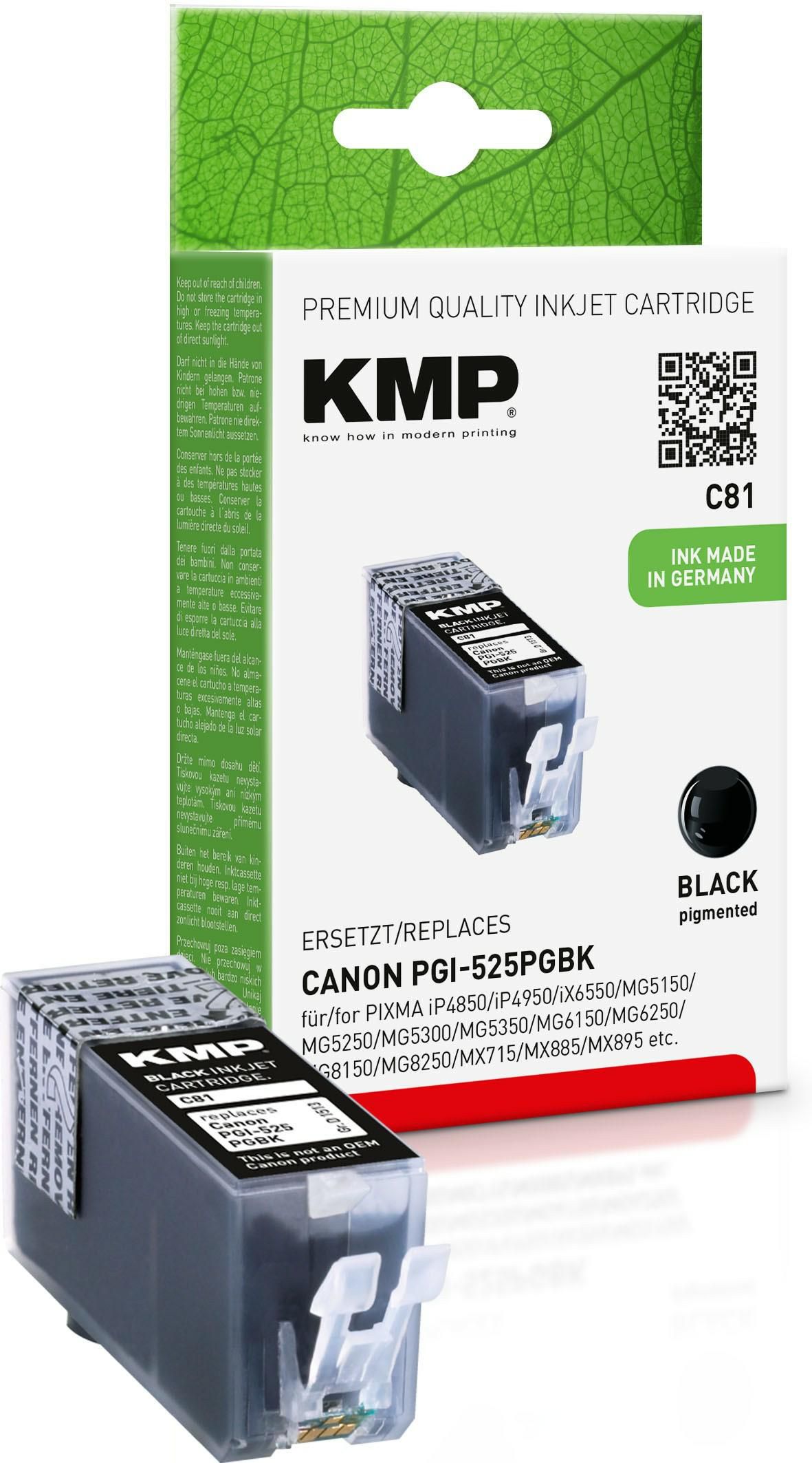 KMP-Printtechnik-AG 1513,0001 C81 ink cartridge black compat 