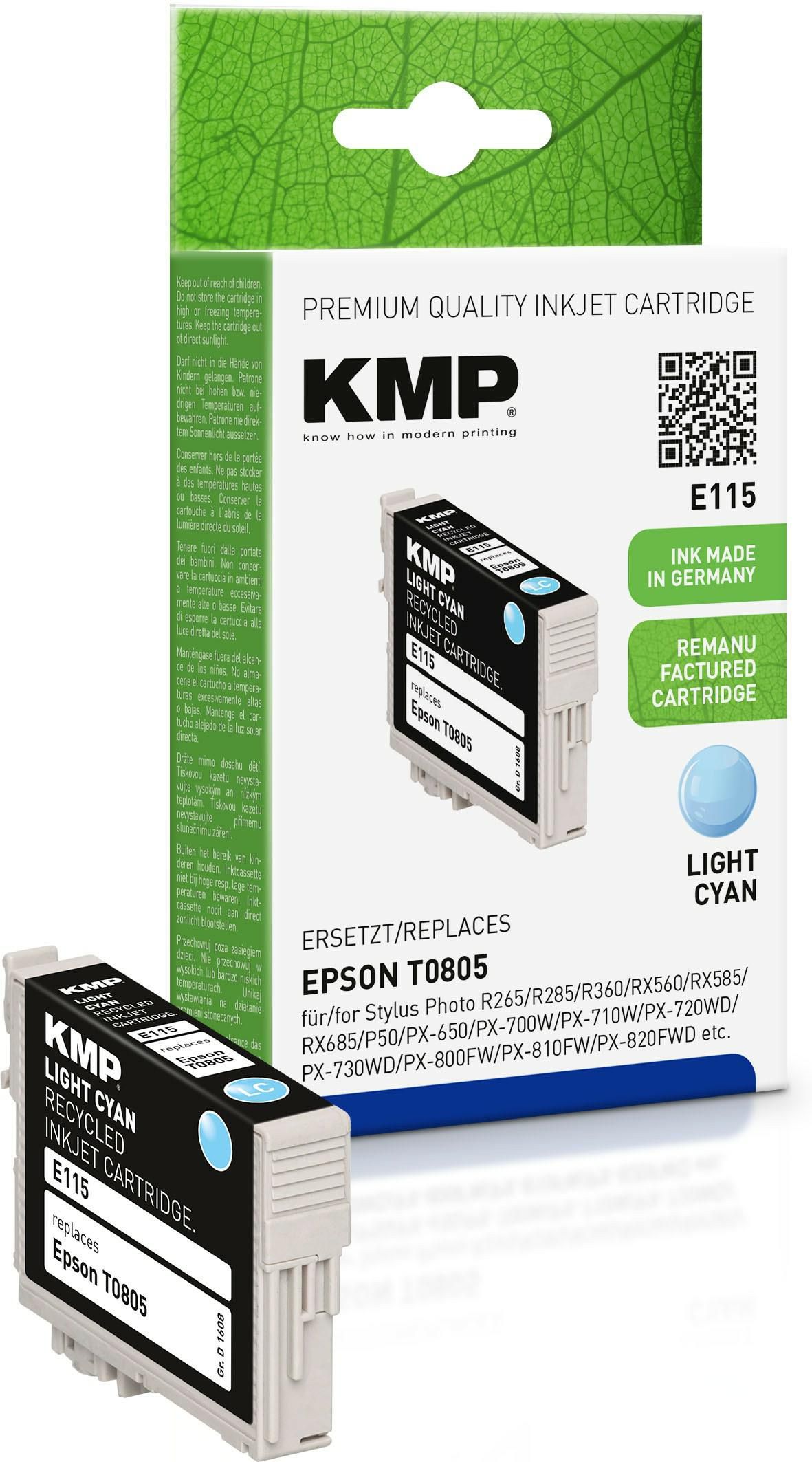 KMP-Printtechnik-AG 1608,4043 Cart. Epson T080540 comp. 