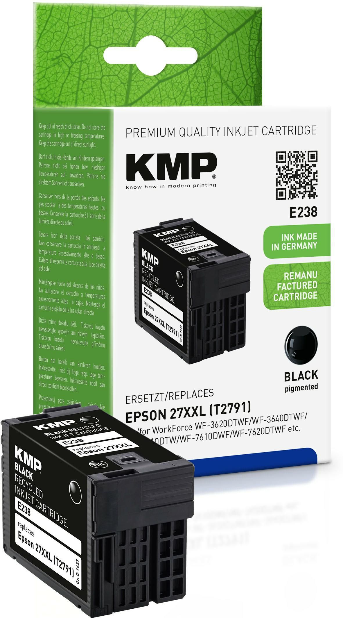 KMP-Printtechnik-AG 1627,4201 E186 ink cartridge black 