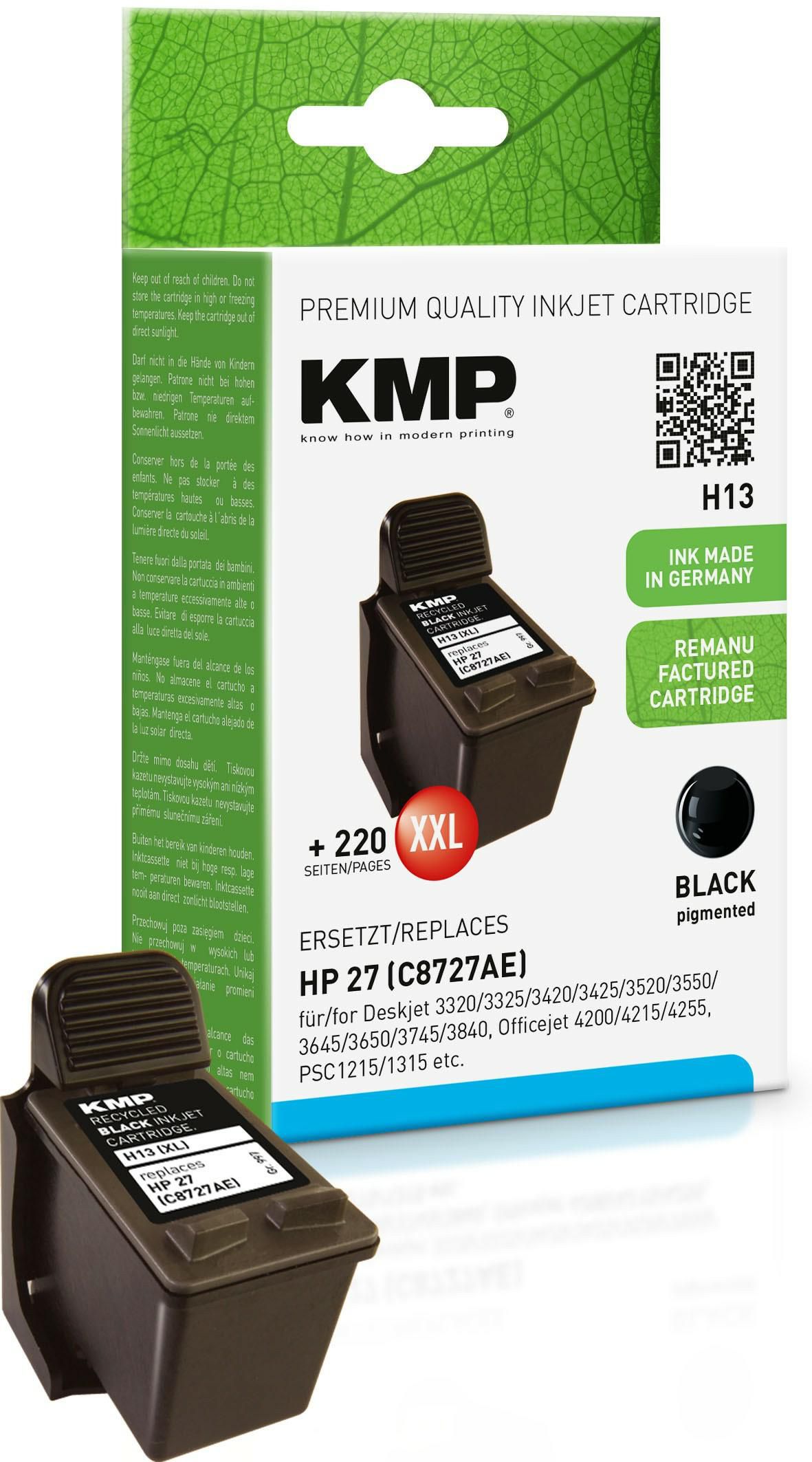KMP-Printtechnik-AG 0997,4271 Cart. HP C8727AE Nr.27 comp. 