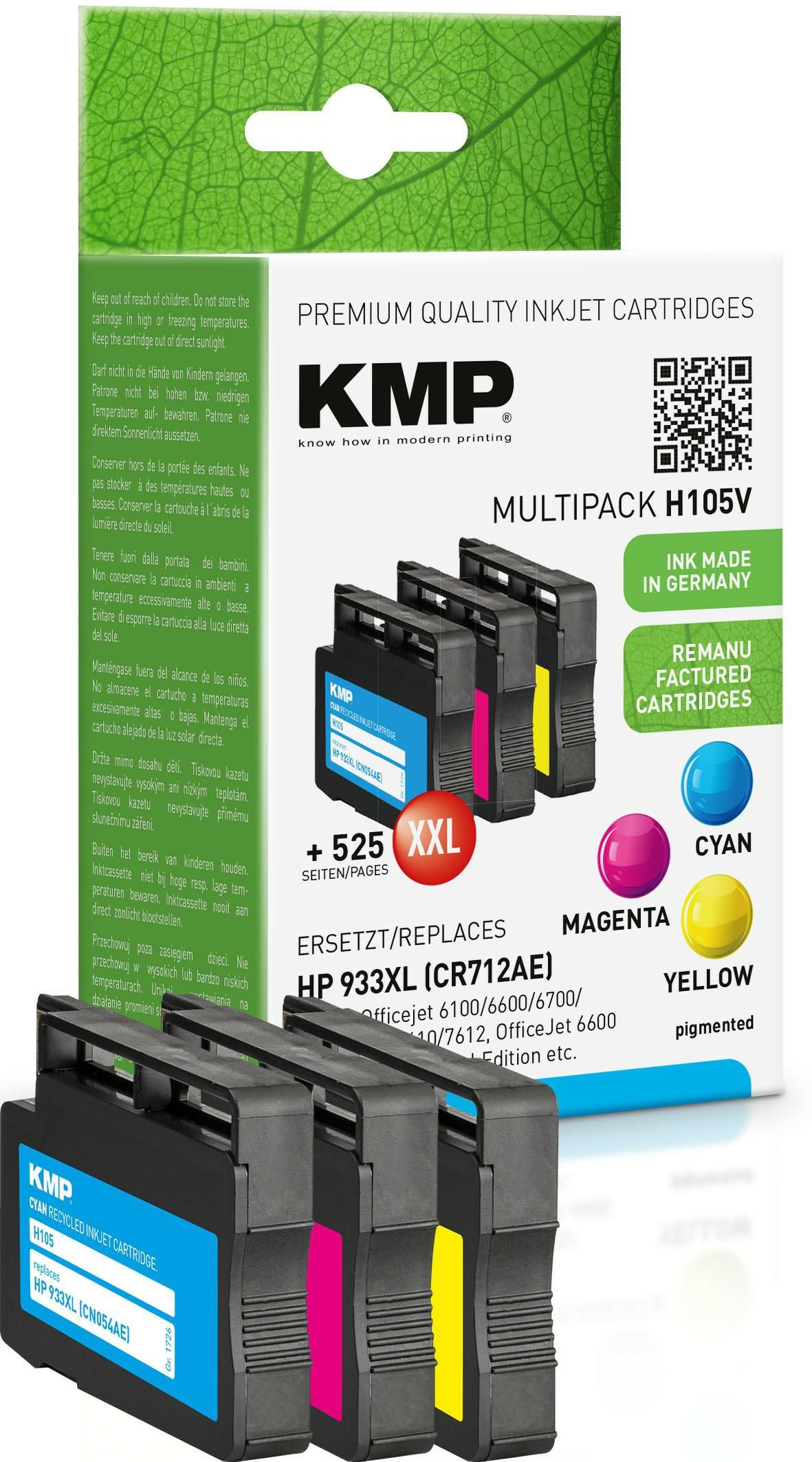 KMP-Printtechnik-AG 1726,4050 105V Promo Pack CMY comp. 