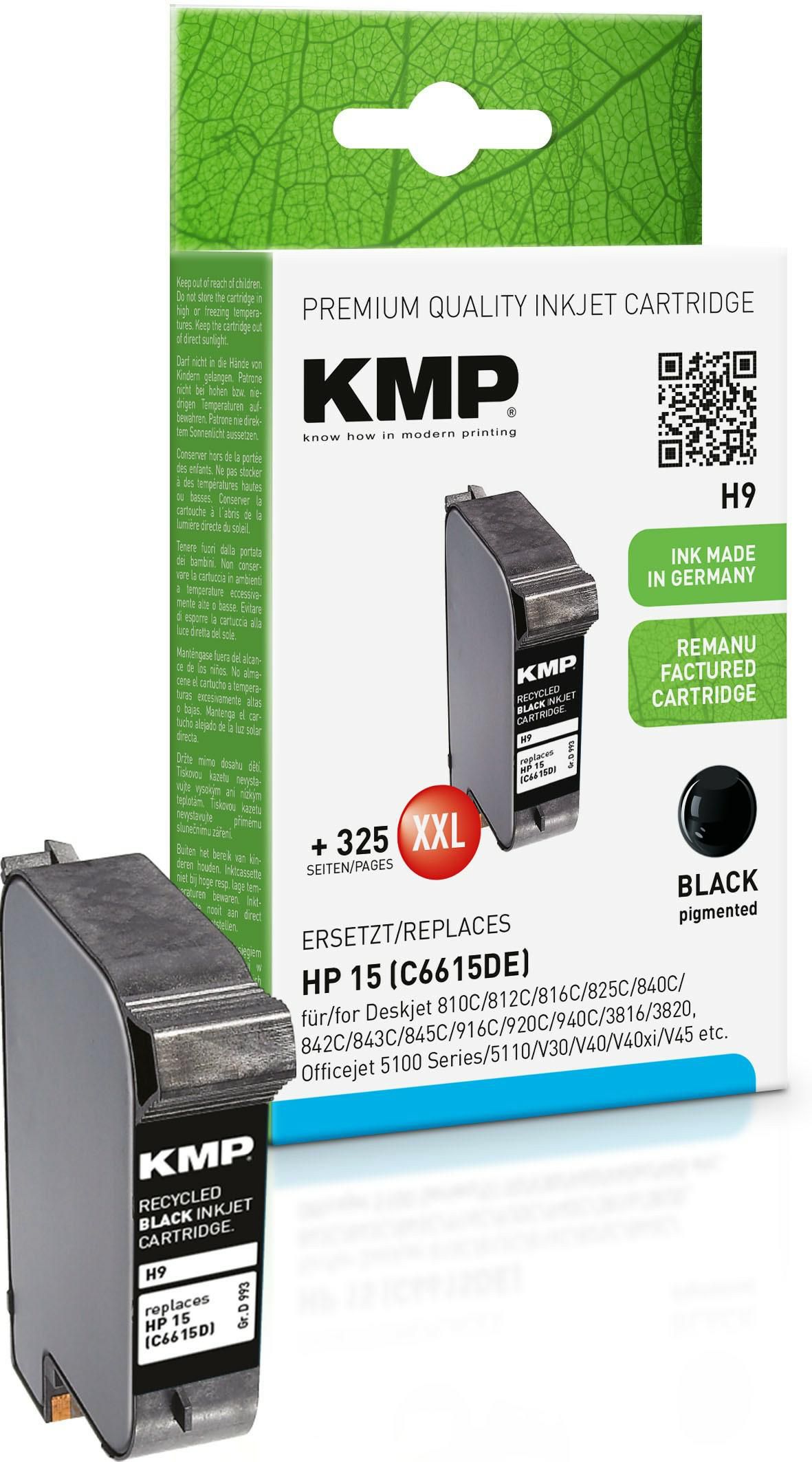 KMP-Printtechnik-AG 0993,4151 H9 ink cartridge black compati 